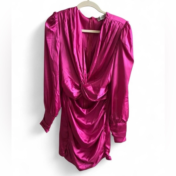 Glamaker Dresses & Skirts - Vibrant Pink Draped Dress